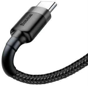 Купить Кабель Baseus Cafule Series USB/USB-C 2m CATKLF-CG1 (Gray/Black) 1209859